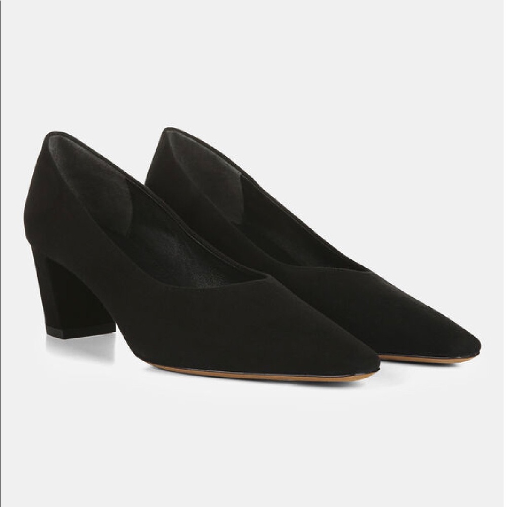 VINCE Ania heel size 6.5 black suede